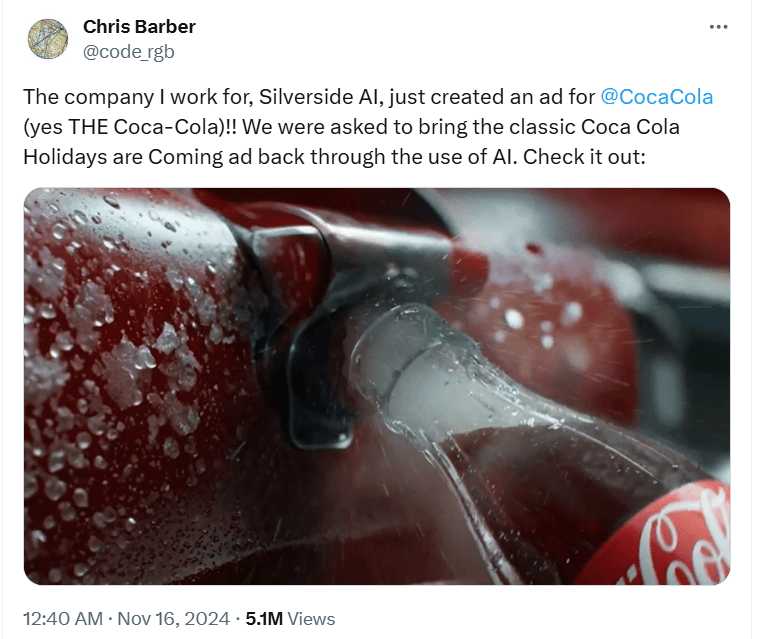 Coca Cola Screenshot
